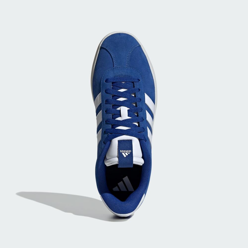NWT Adidas VL Court 3.0 Suede Sneakers Team Royal Blue White, Men's Size 9.5 - Picture 7 of 7